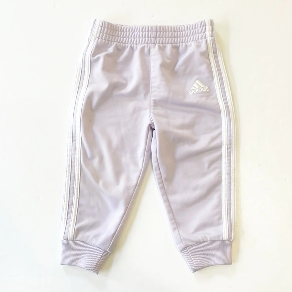Adidas baby girls lavender sweatpants